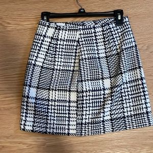 Mini plaid skirt
